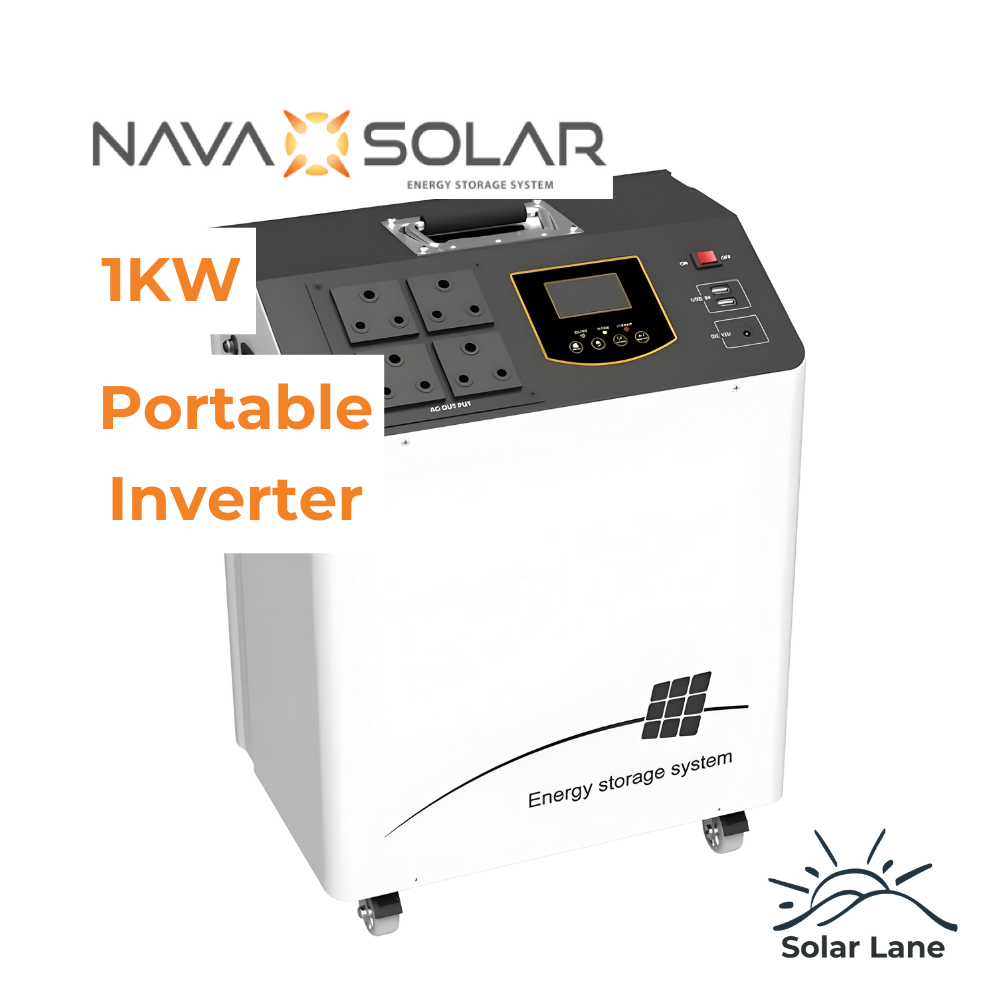 Navasolar 1KW Trolley Inverter / 0.96KWH Lithium Battery