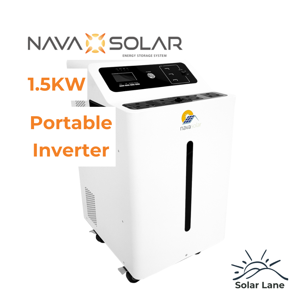 Navasolar 1.5KW Trolley Inverter / 1.28KWH Lithium Battery