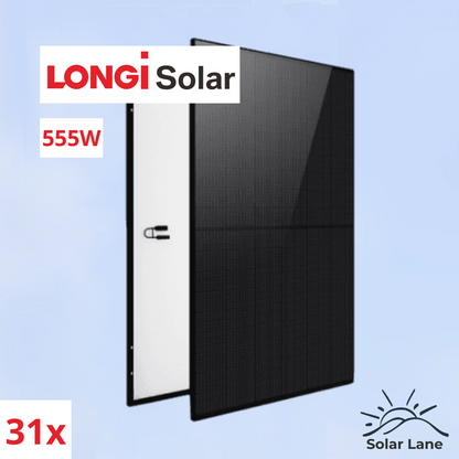 LONGi Solar 555W Solar Pallet (31x Units)