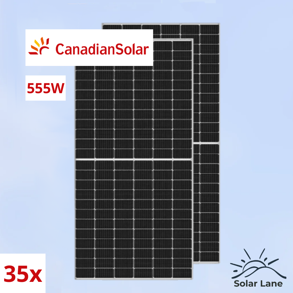 Canadian Solar 555W Solar Pallet (35x Units)