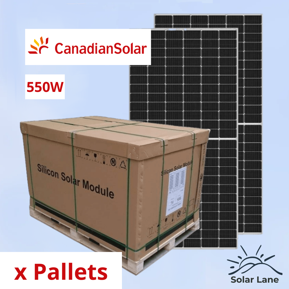 Canadian Solar 550W Solar Pallet (35x Units)