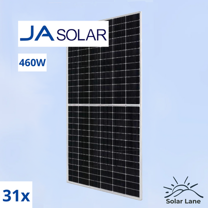 JA Solar 460W Solar Pallet (31x Units)