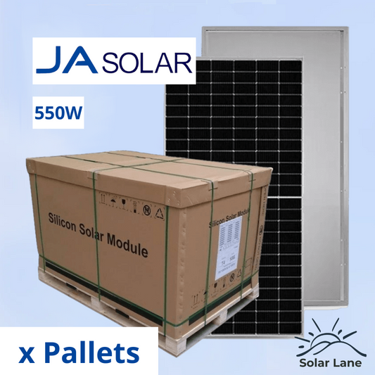 JA Solar 550W Solar Pallet (36x Units)