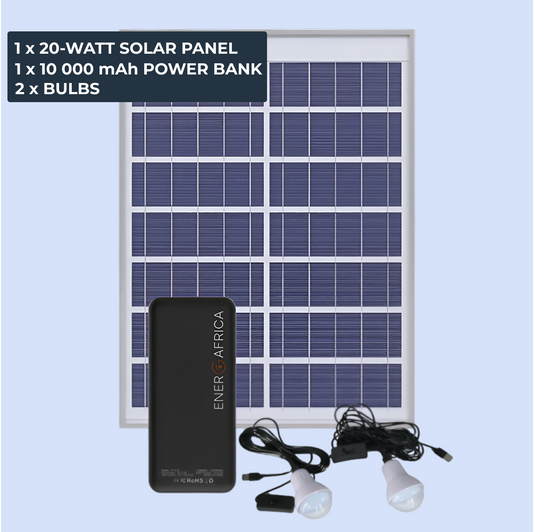 20W SOLAR PANEL KIT